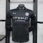 2025/2026 Player Version Long Sleeve Manchester City Away Football Shirt 1:1 Thai Quality