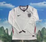 2026-2027 England Home White Long sleeves Soccer Jersey AAA