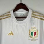 2023 Italy 125th Anniversary White Soccer Shirt - Image 3