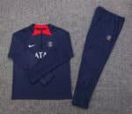 2022/2023 Psg Paris Saint-Germain Half-Pull Training Suit Royal Blue Set - Image 7
