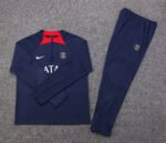 2022/2023 Psg Paris Saint-Germain Half-Pull Training Suit Royal Blue Set - Image 7