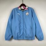 2023/2024 Manchester City Reversible Windbreaker Blue Soccer Jersey 1:1 Thai Quality - Image 2