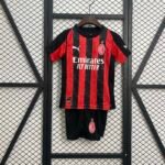 2025/2026 AC Milan Home Football Shirt 1:1 Thai Quality Kids Size