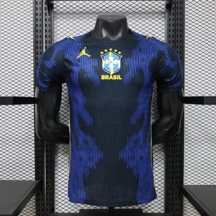 Player version 2026-2027 Brazil Away Blue Soccer Jersey AAA