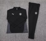 2025/2026 Manchester City Half-Pull Training Suit Black Football Shirt 1:1 Thai Quality Set - Image 7