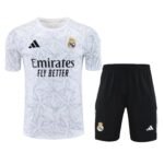 2025/2026 Real Madrid Training Wear White Set Soccer Jersey