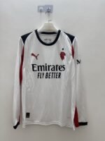 2025/2026 Long Sleeve AC Milan Away Soccer Jersey 1:1 Thai Quality