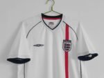 2002 Retro England Home Football Shirt 1:1 Thai Quality - Image 3