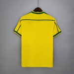 1998 Retro Brazil Soccer Jersey Home - Image 2