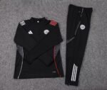 2025/2026 Ajax Half-Pull Training Suit Black Football Shirt 1:1 Thai Quality Set - Image 7