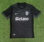 2025/2026 Sporting Lisbon Away Black Football Shirt 1:1 Thai Quality
