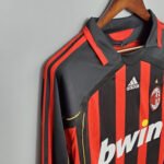 2006/2007 Retro Long Sleeve AC Milan Home Football Shirt 1:1 Thai Quality - Image 5