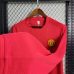 2007-2008 Retro Long Sleeve Manchester United Home Football Shirt 1:1 Thai Quality - Image 9