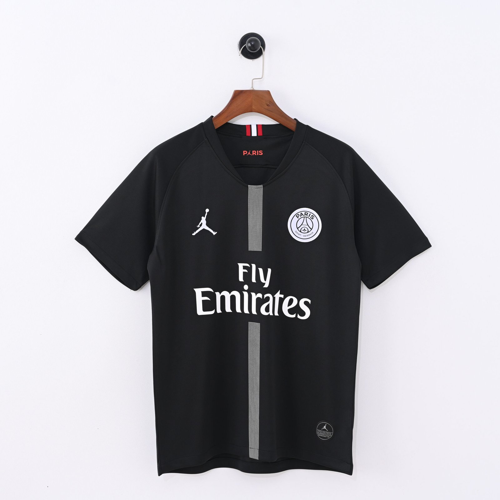 c8a89ef3 2018-2019 Retro Psg Paris Saint-Germain Away Black Soccer Jersey AAA-888 - Image 1