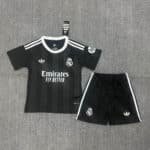 2025/2026 Real Madrid Goalkeeper Black Football Shirt 1:1 Thai Quality Kids Size
