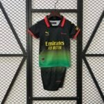 2024/2025 AC Milan Fourth Away Black Soccer Jersey 1:1 Thai Quality Kids Size