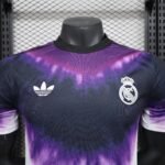 2025/2026 Player Version Real Madrid Anniversary Edition Black Purple Football Shirt 1:1 Thai Quality - Image 5