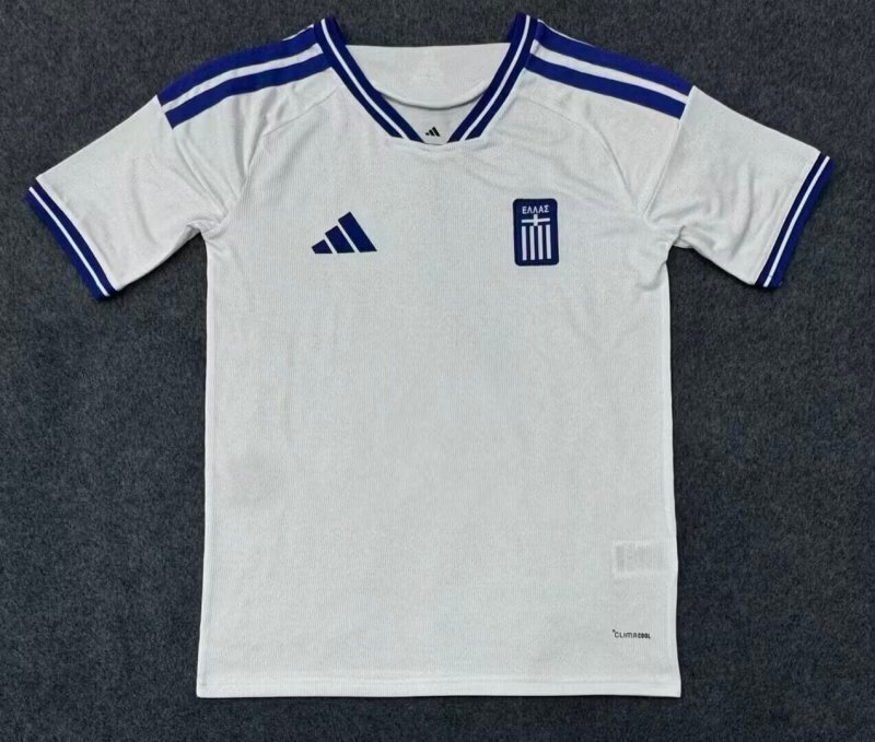 ccdd223f 2026-27 Greece Home White Soccer Jersey AAA - Image 1