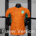 Player Version 26-27 Côte d'Ivoire Home Orange Soccer Jersey AAA