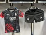 2025/2026 Real Madrid Special Edition Black And Red Football Shirt 1:1 Thai Quality Kids Size