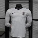 Player version 2026-2027 England Home White Long sleeves Soccer Jersey AAA