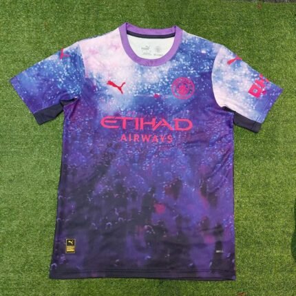 2025/2026 Manchester City Concept Edition Purple Football Shirt 1:1 Thai Quality