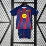 2025/2026 Barcelona Home Football Shirt 1:1 Thai Quality Kids Size