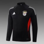 2025/2026 Benfica Half-Pull Training Suit Black Jersey Set - Image 3