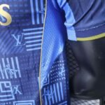 2025/2026 Player Version Real Madrid Special Edition Dark Blue Football Shirt 1:1 Thai Quality - Image 8