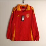 2024 Spain Windbreaker Red Soccer Jersey 1:1 Thai Quality