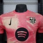 2024/2025 Player Version Barcelona Special Edition Pink Football Shirt 1:1 Thai Quality - Image 5