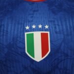 2025 Player Version Italy Training Wear Blue Football Shirt 1:1 Thai Quality - Image 5