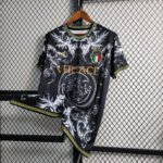 2023 Italy Special Edition Black Soccer Shirt - Image 3