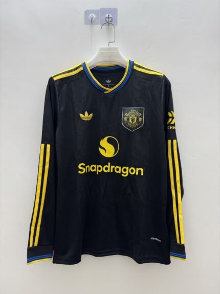 2025/2026 Long Sleeve Manchester United Third Away Football Shirt 1:1 Thai Quality
