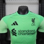 2025/2026 Player Version Liverpool Goalkeeper Green Football Shirt 1:1 Thai Quality - Image 3
