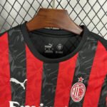 2025/2026 Long Sleeve AC Milan Home Soccer Jersey 1:1 Thai Quality - Image 3