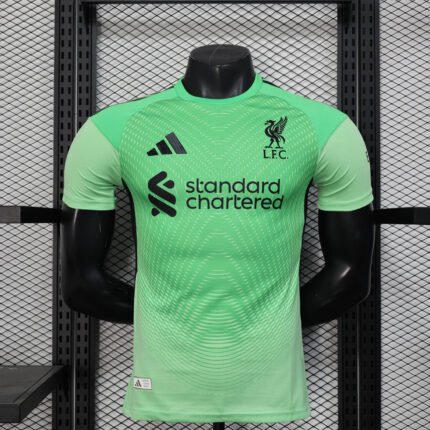 2025/2026 Player Version Liverpool Goalkeeper Green Football Shirt 1:1 Thai Quality