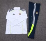 2025/2026 Real Madrid Half-Pull Training Suit White Football Shirt 1:1 Thai Quality Set - Image 7