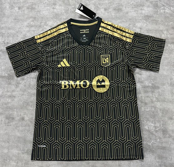 d917e886 (S-4XL) 2026-2027 Los Angeles Home Yellow& Black Soccer Jersey AAA - Image 1