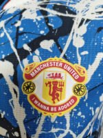 Player Special Edition 2026-2027 Manchester United Blue Soccer Jersey AAA - Image 2