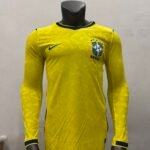 Player version 2026-2027 Brazil Home Yellow Soccer Jersey AAA