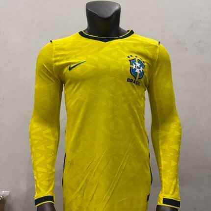 Player version 2026-2027 Brazil Home Yellow Soccer Jersey AAA