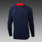 2022/2023 Psg Paris Saint-Germain Half-Pull Training Suit Royal Blue Set - Image 4