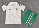 2026-2027 Wales Away White Kids/Youth Soccer Uniform