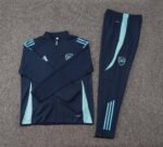 2024/2025 Arsenal Long Zipped Jacket Royal Blue Football Shirt 1:1 Thai Quality Set - Image 3