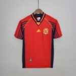 1998 Retro Spain Home Football Shirt 1:1 Thai Quality