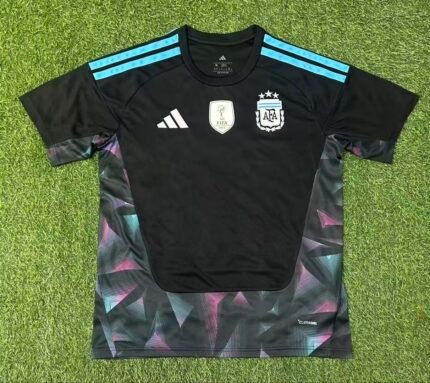 2026 Argentina National Team Goalkeeper Black Football Shirt 1:1 Thai Quality