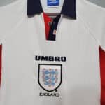 1998 Retro England Home Soccer Jersey - Image 3