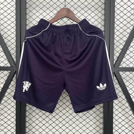 2025/2026 Manchester United Away Shorts Deep Purple