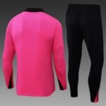 2024/2025 Chelsea Half-Pull Training Suit Pink Football Shirt 1:1 Thai Quality Set - Image 2